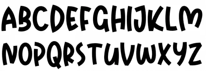 Starco Font LOWERCASE