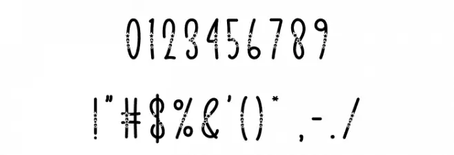 Starcorp Font OTHER CHARS