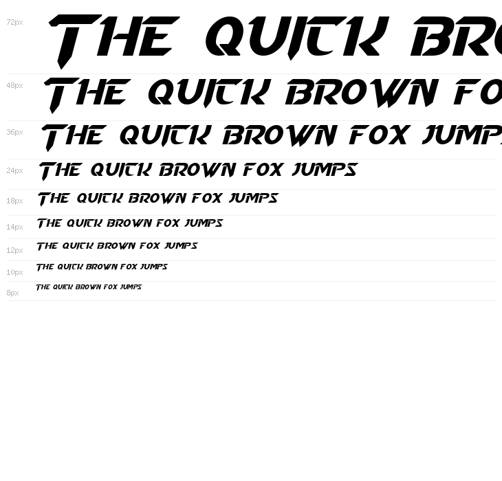 Starcraft Italic Waterfall