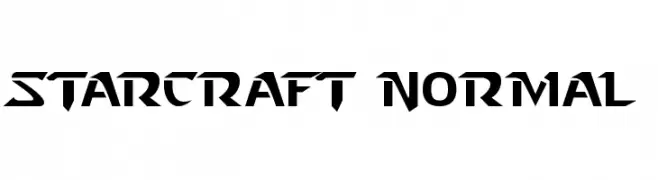 Starcraft Normal  नि: शुल्क फ़ॉन्ट्स डाउनलोड
