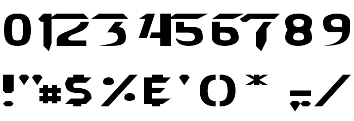 Starcraft Normal Font OTHER CHARS