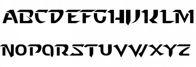 Starcraft Normal Schriftart Groß