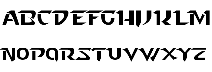 Starcraft Normal Font LOWERCASE