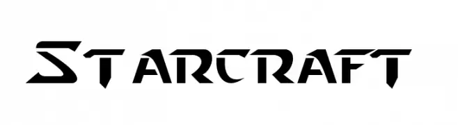 Starcraft  les polices de caractères gratuit tlcharger