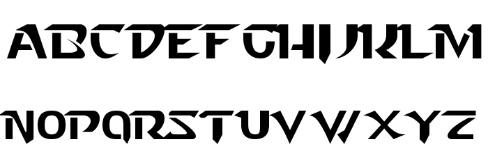 Starcraft Font LOWERCASE