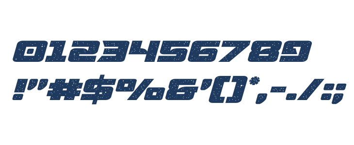 Starcruiser Expanded Italic Other Characters