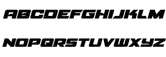 Starcruiser Expanded Italic Font LOWERCASE