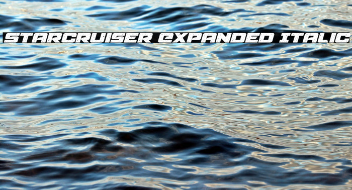 Starcruiser Expanded Italic Example 3