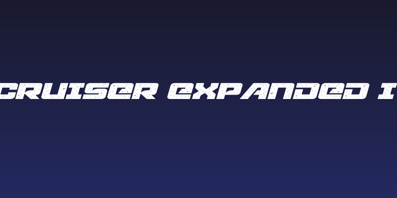 Starcruiser Expanded Italic Social Header