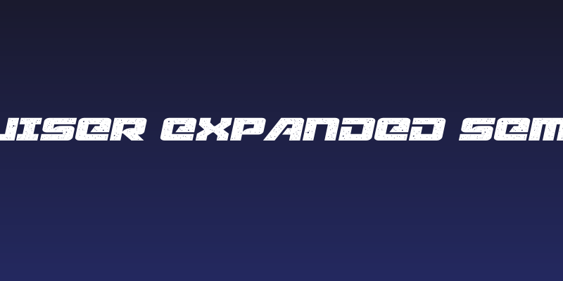 Starcruiser Expanded Semi-Italic Social Header
