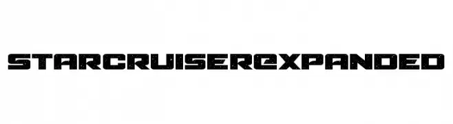 Starcruiser Expanded  Frei Schriftart Herunterladen