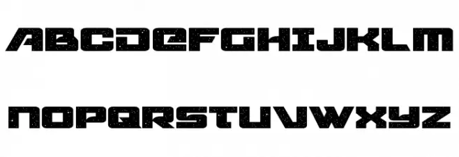 Starcruiser Expanded Schriftart Groß