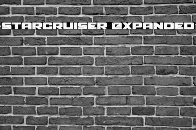 Starcruiser Expanded Font examples
