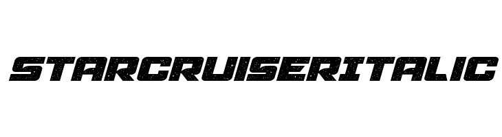 Starcruiser Italic  Free Fonts Download