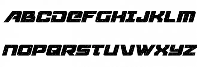 Starcruiser Italic Fonte MAIÚSCULAS