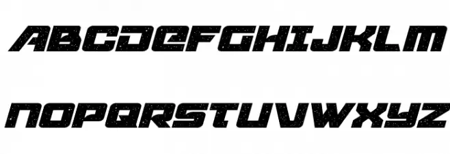 Starcruiser Italic 字体 大写