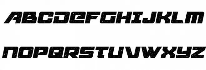 Starcruiser Semi-Italic Fuentes MAYÚSCULAS