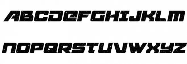 Starcruiser Semi-Italic Polices MAJUSCULES