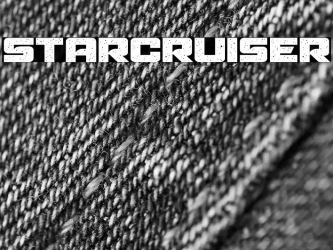 Starcruiser Font examples
