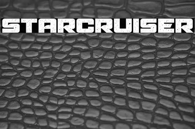Starcruiser Font examples