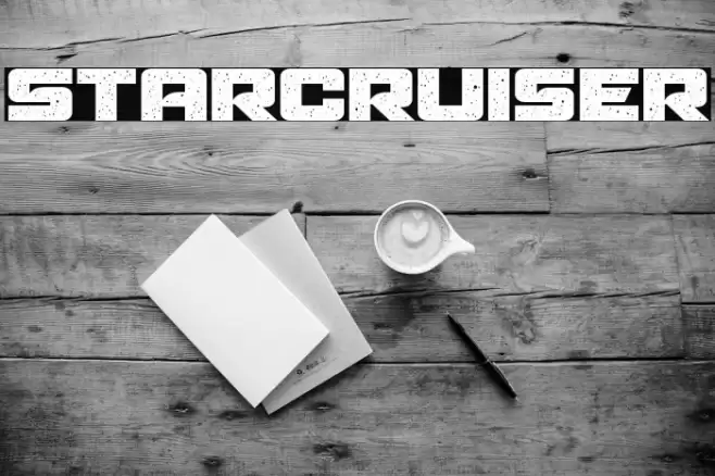 Starcruiser Font examples