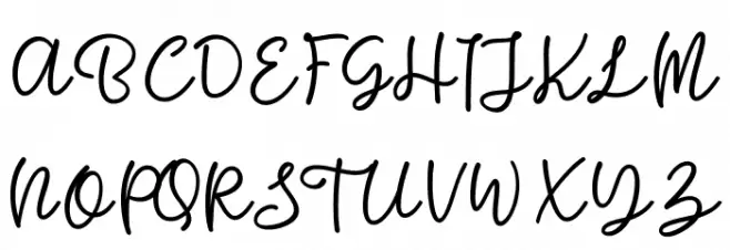 Stardelle Free Regular Шрифта ВЕРХНИЙ