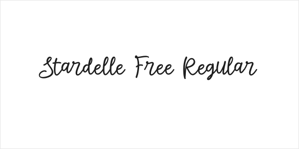 Stardelle Free Regular Logo