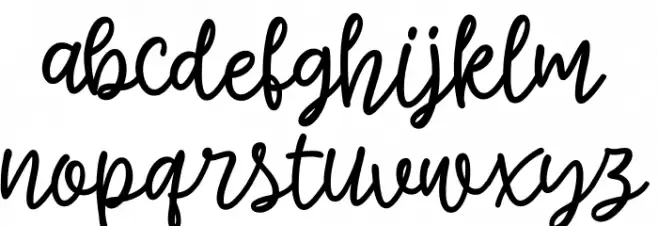 Stardelle Free Regular Шрифта строчной