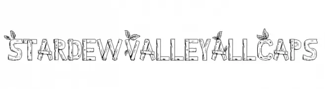 Stardew Valley All Caps  baixar fontes gratis