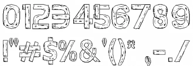 Stardew Valley All Caps Font OTHER CHARS