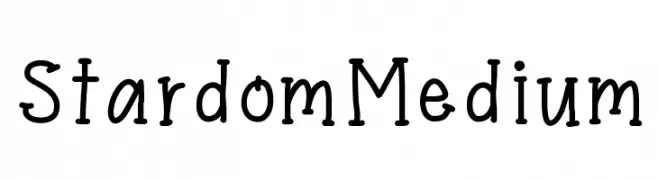 Stardom Medium  Descarca Fonturi Gratis