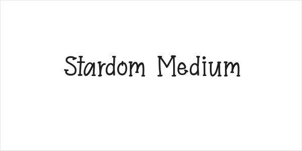Stardom Medium Logo