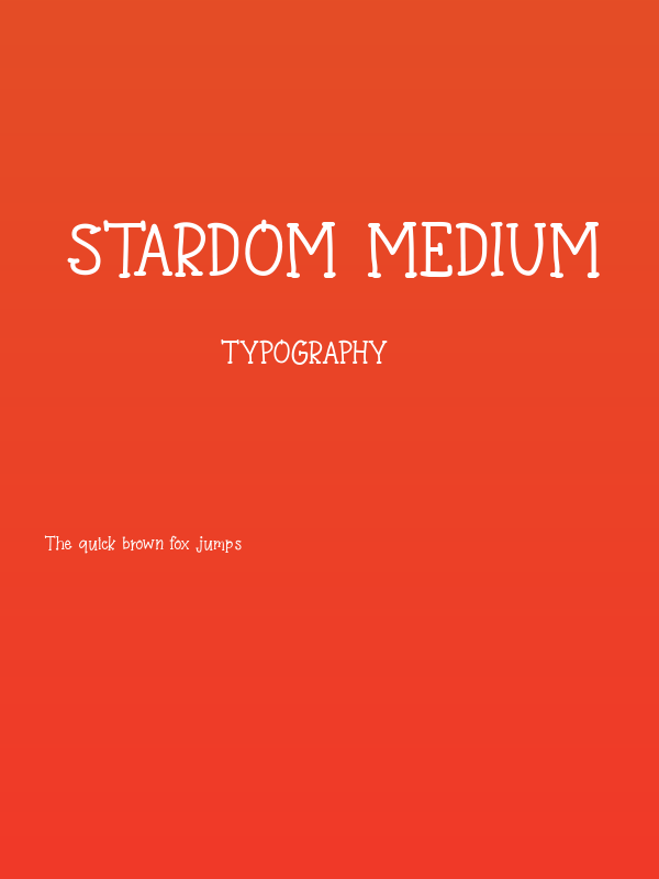 Stardom Medium Poster