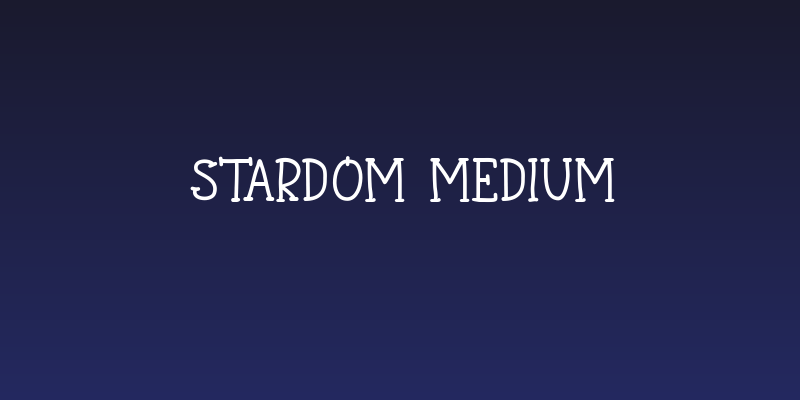 Stardom Medium Social Header