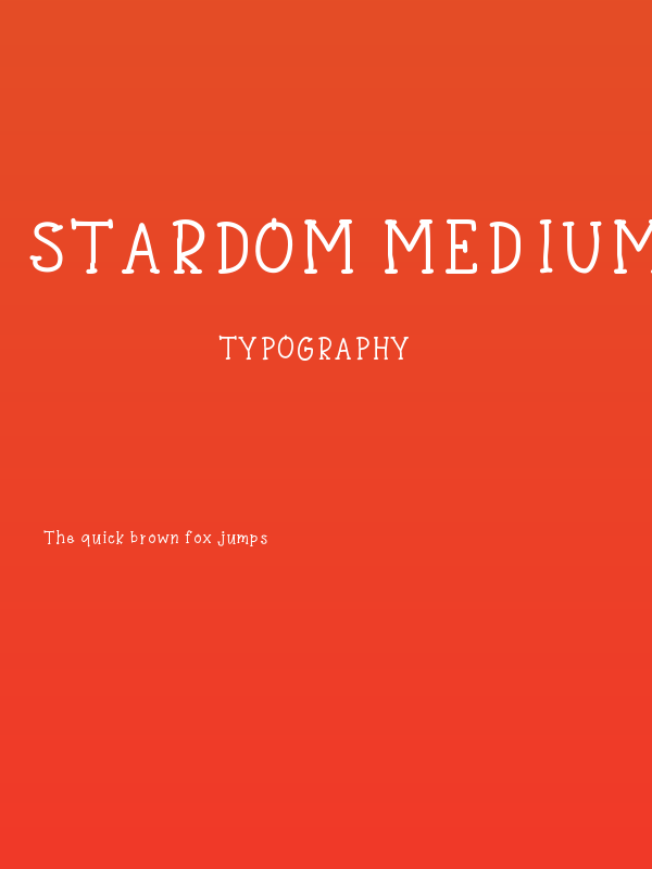 Stardom Medium Poster