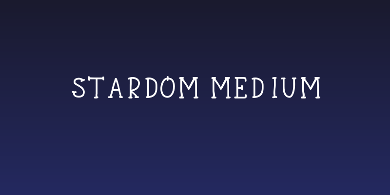 Stardom Medium Social Header