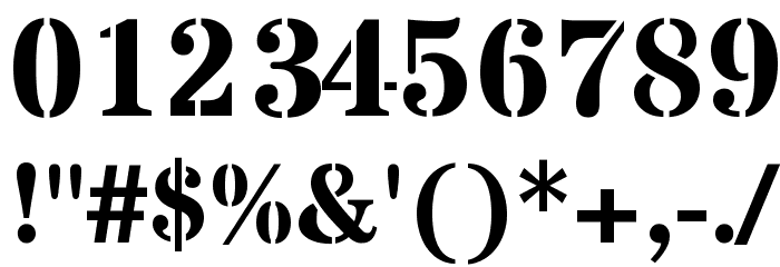 Stardos Stencil Bold Font