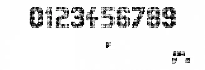 Stardots Font OTHER CHARS