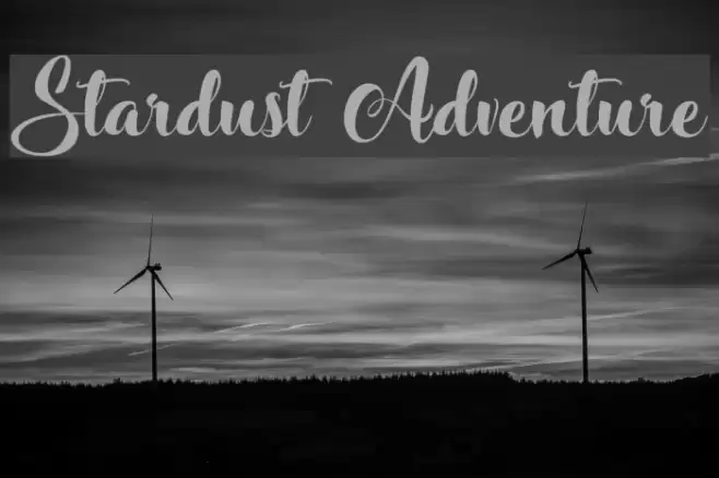 Stardust Adventure Font examples