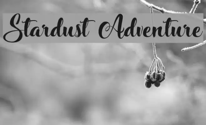 Stardust Adventure Font examples