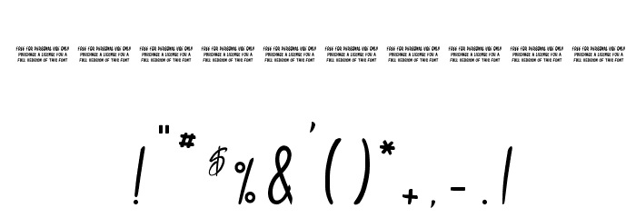 Stardust Font OTHER CHARS