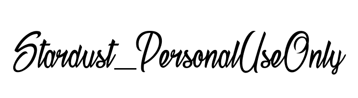 Stardust_PersonalUseOnly  नि: शुल्क फ़ॉन्ट्स डाउनलोड