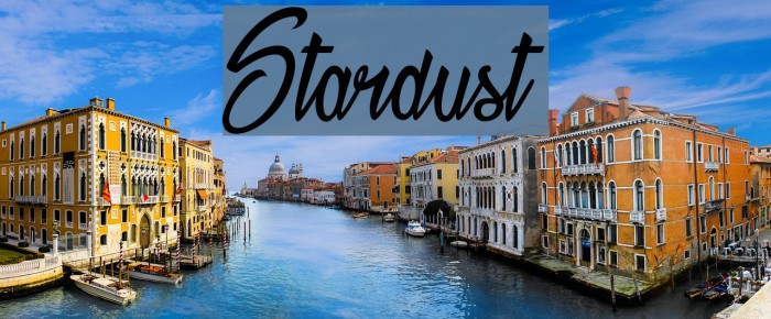 Stardust Font examples