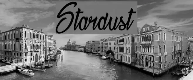 Stardust Font examples