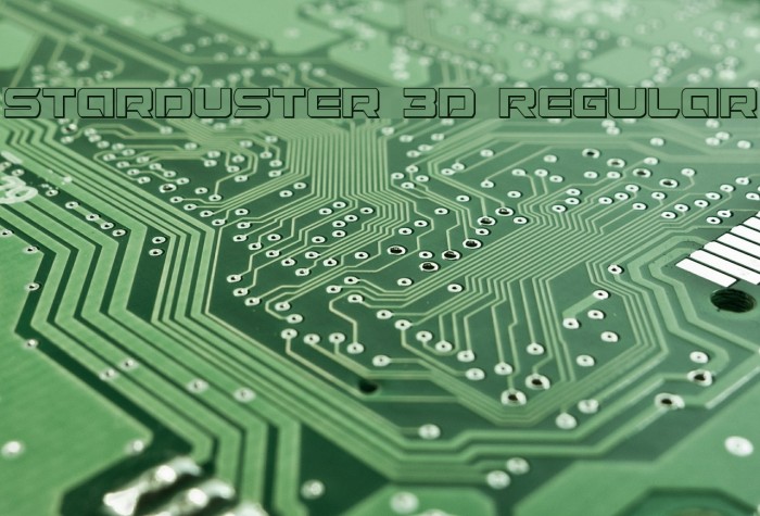 Starduster 3D Regular Example 2