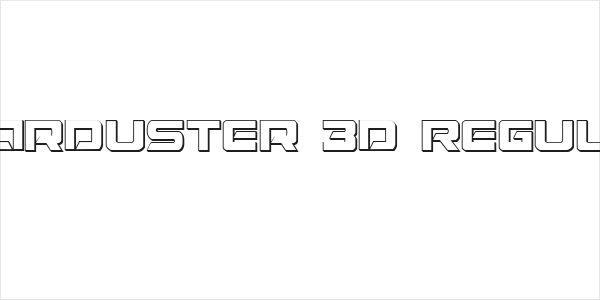 Starduster 3D Regular Logo