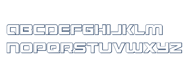 Starduster 3D Regular Lowercase