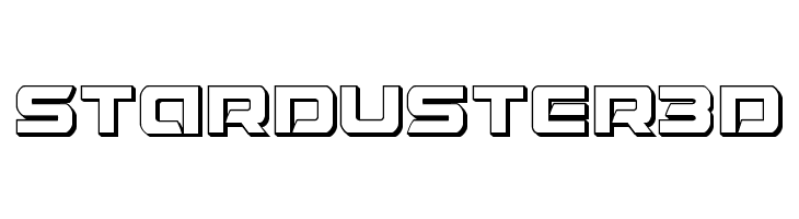 Starduster 3D  Fuentes Gratis Descargar