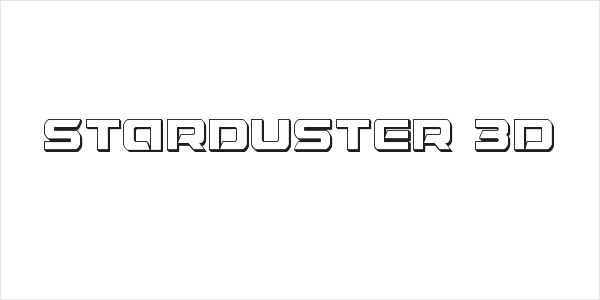Starduster 3D Logo