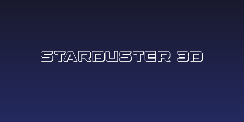 Starduster 3D Social Header